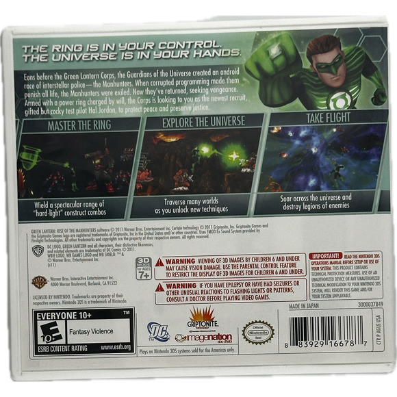 Nintendo 3DS LOT 3 Games Thor Green Lantern RayMan CIB Tested - Picture 6 of 10